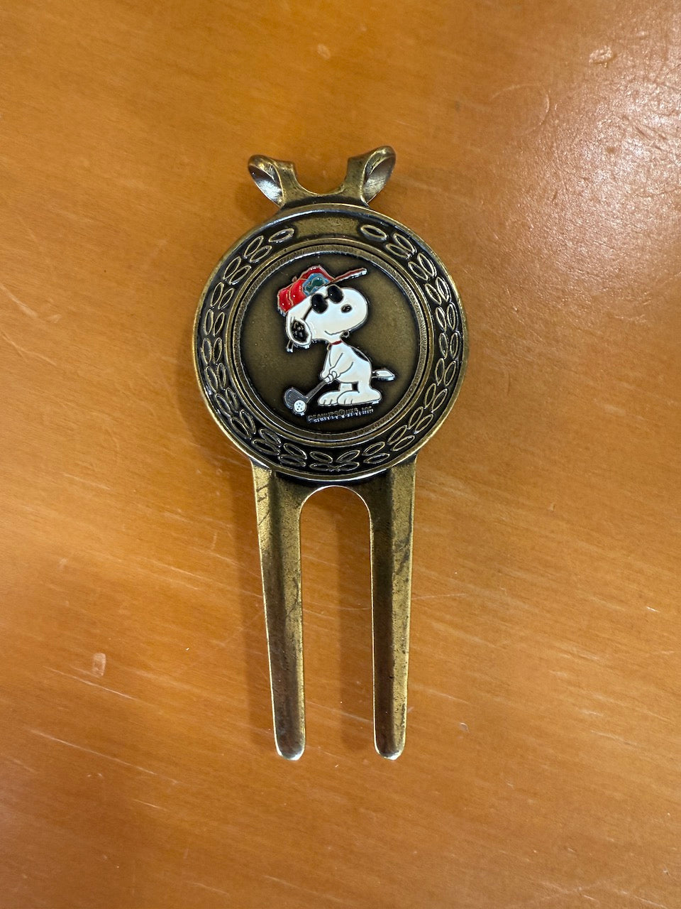 Vintage Snoopy Golf Pitch Repair Tool and Ball Marker