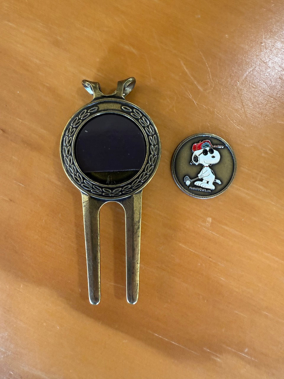 Vintage Snoopy Golf Pitch Repair Tool and Ball Marker