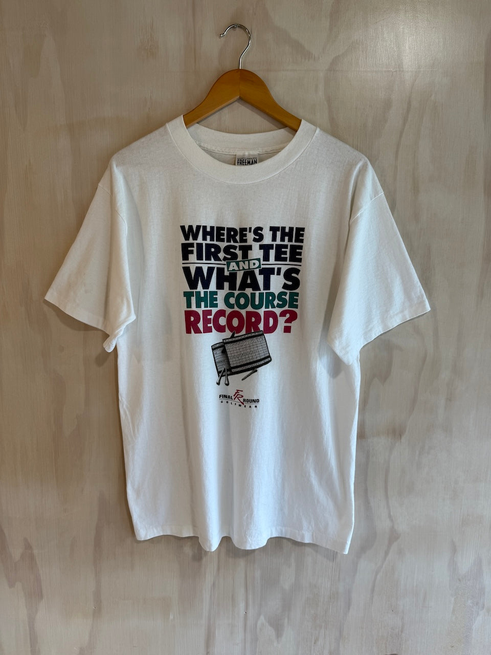 Vintage Whats the Course Record t-shirt (M)