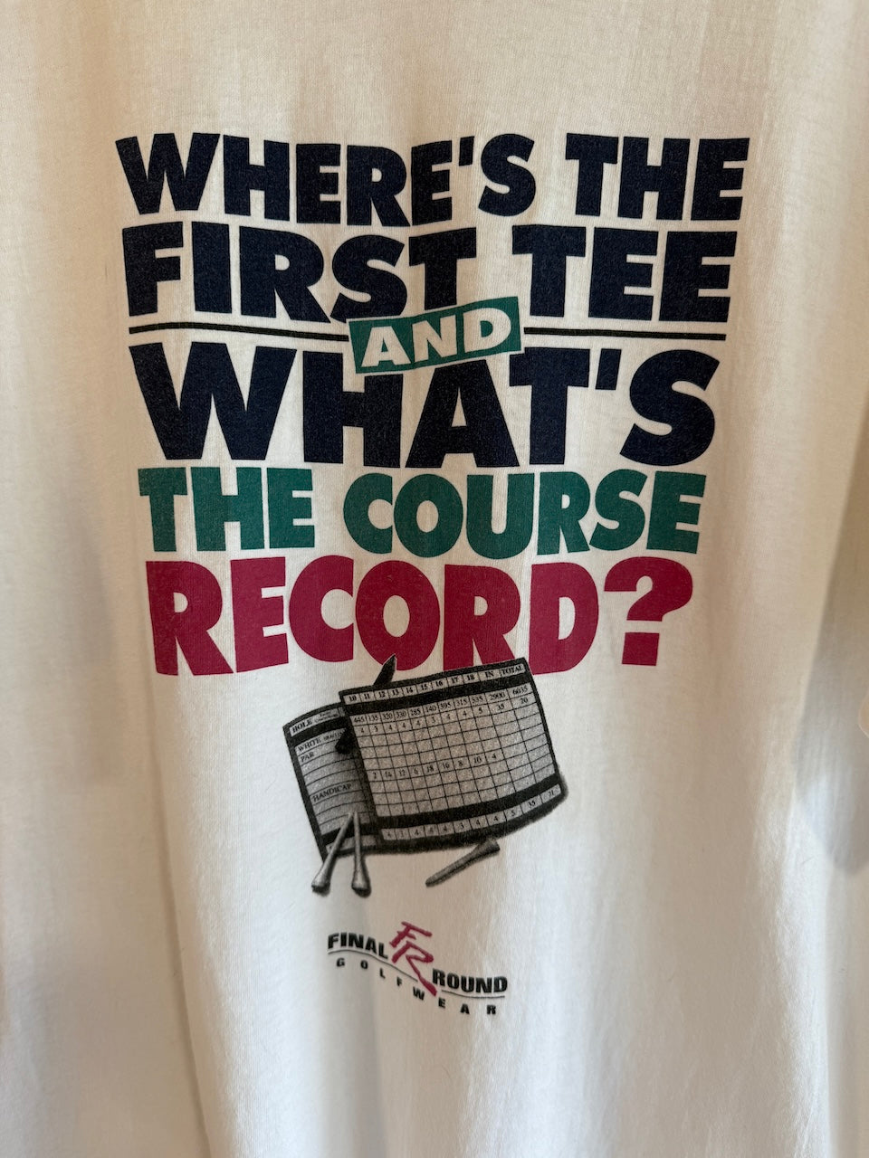 Vintage Whats the Course Record t-shirt (M)