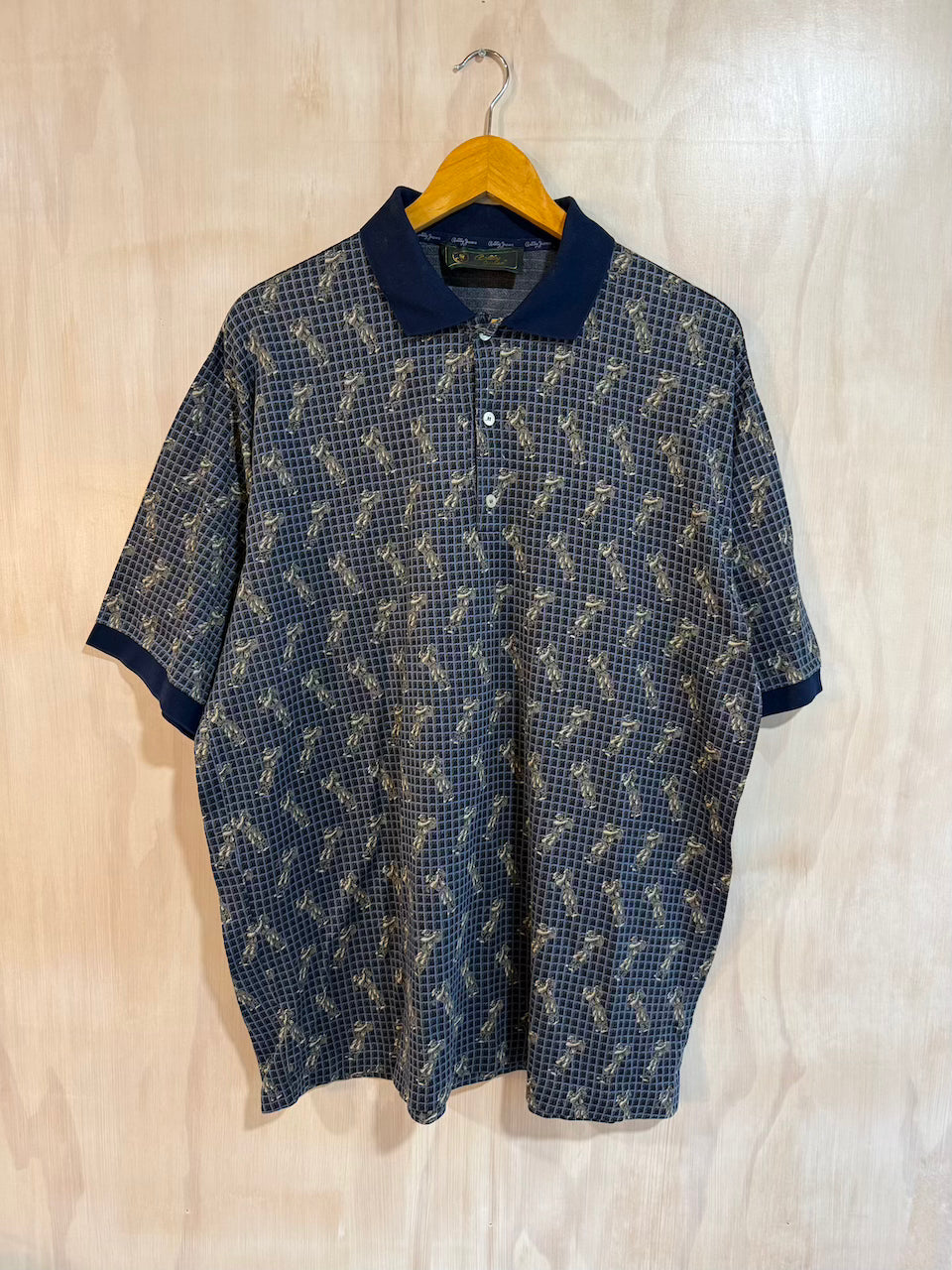 Vintage Abstract Golf Polo by Bobby Jones (L)