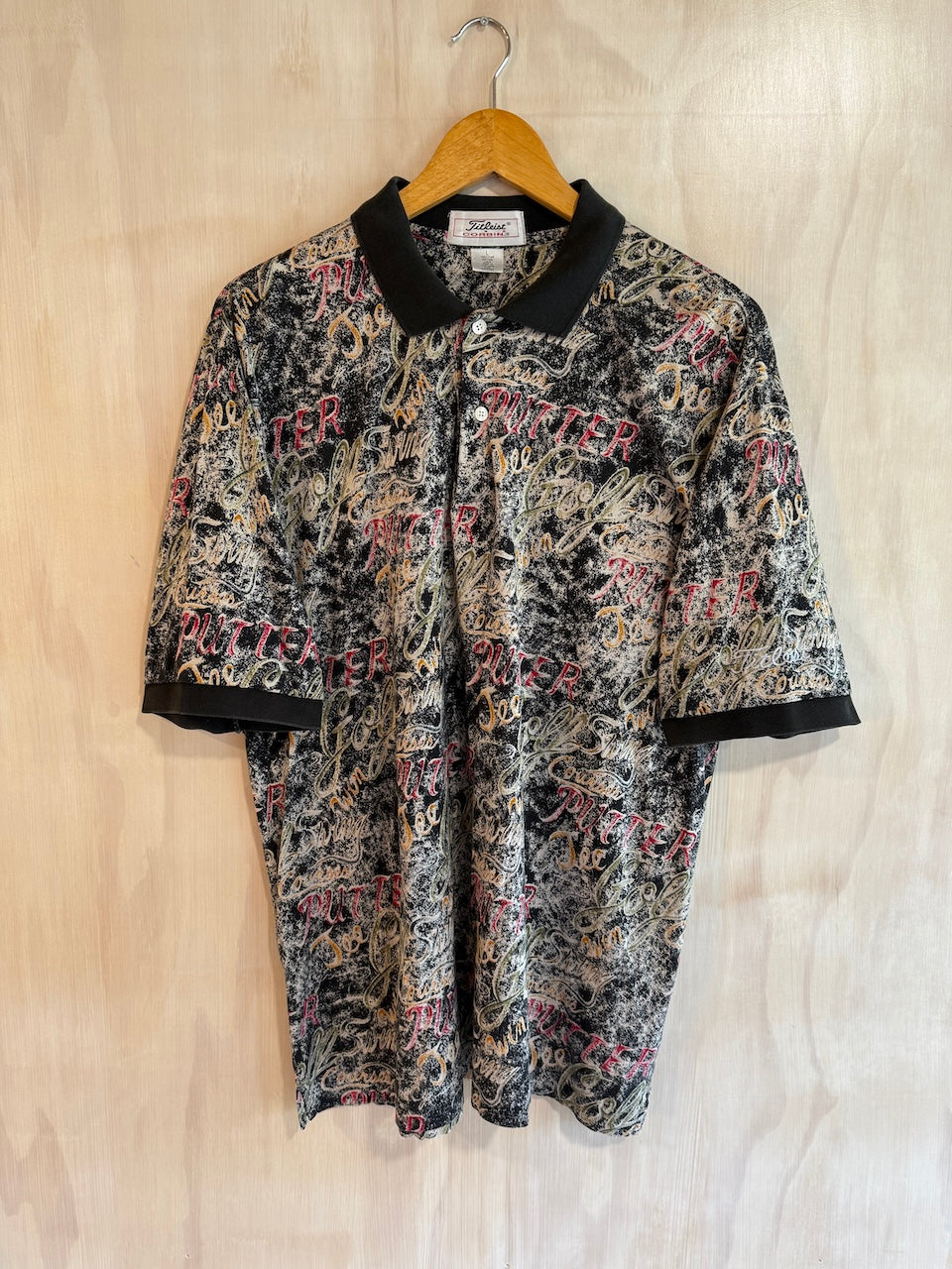 Vintage Titleist by Corbin Abstract Golf Polo (L)