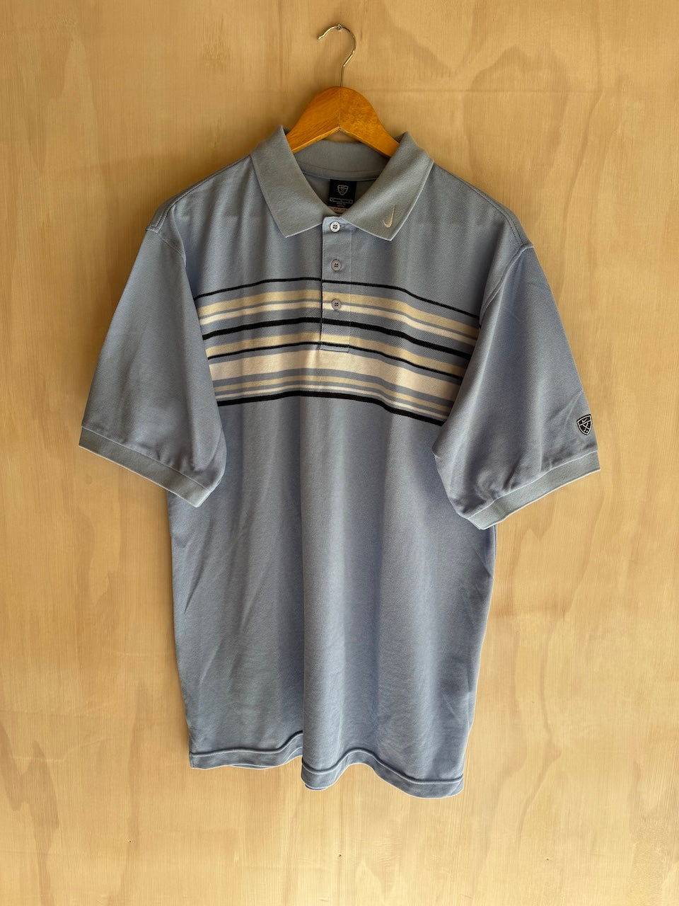 Vintage Japanese Nike Collar Swoosh Golf Polo (L)