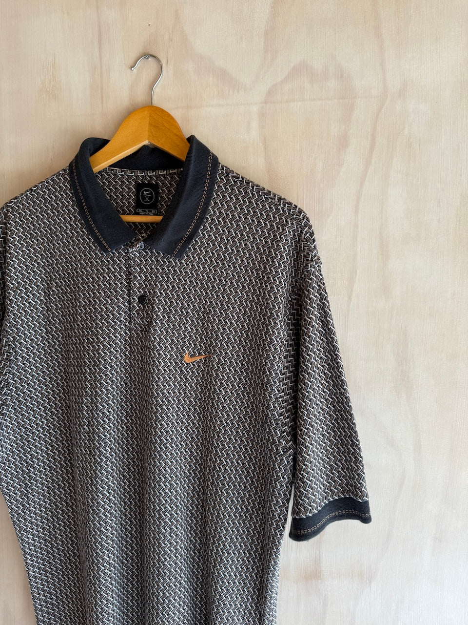 Vintage Nike Geometric Golf Polo (Tall, L)